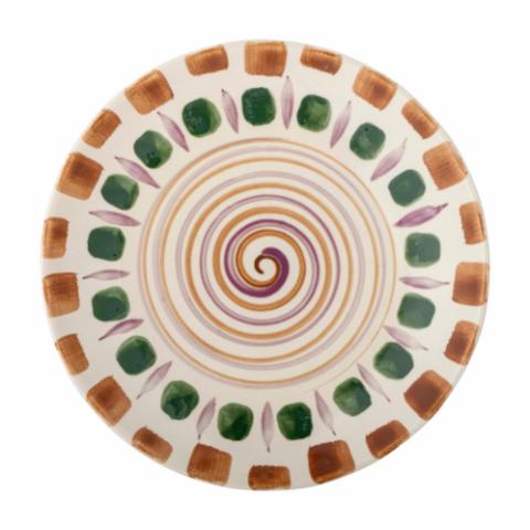 Shama Plate, Multi, Stoneware