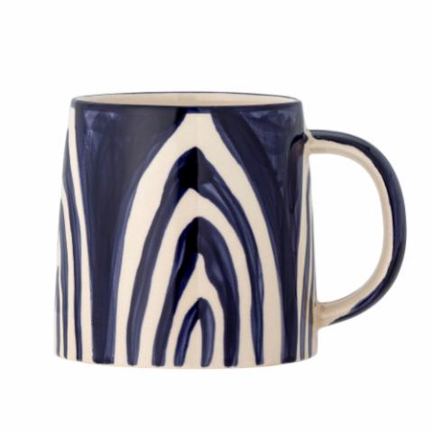 Shama Mug, Blue, Stoneware