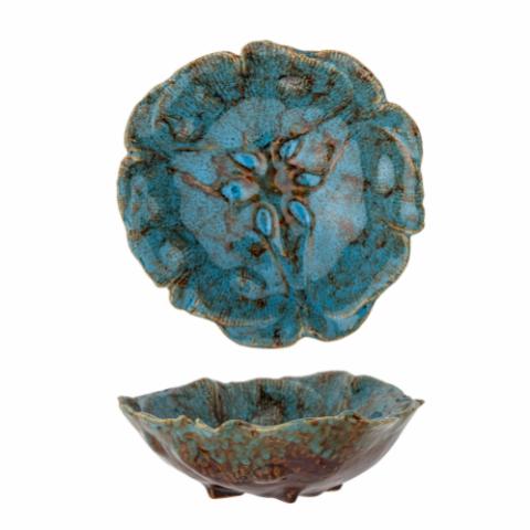 Eldey Bowl, Blue, Stoneware