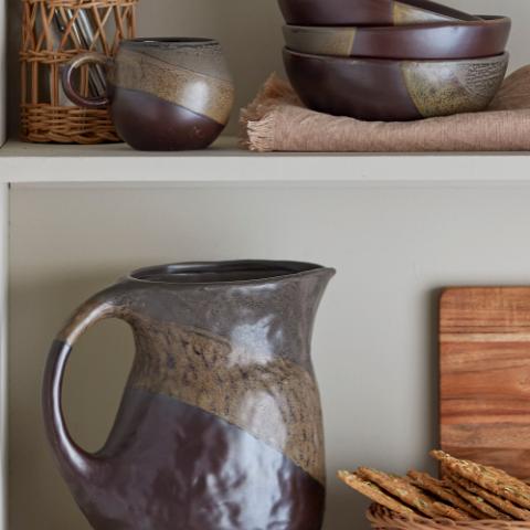 Paula Skål, Brun, Stentøj