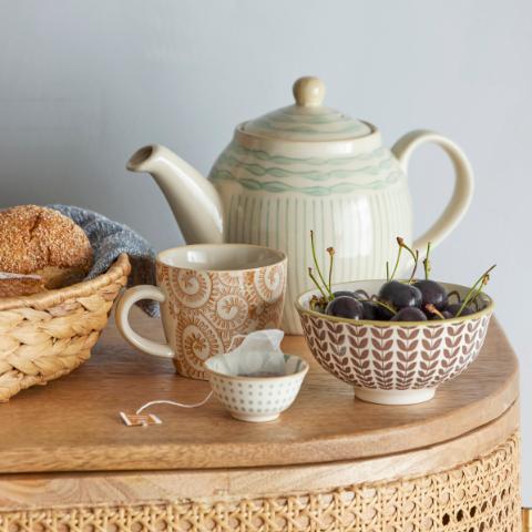 Maple Tasse, Orange, Grès