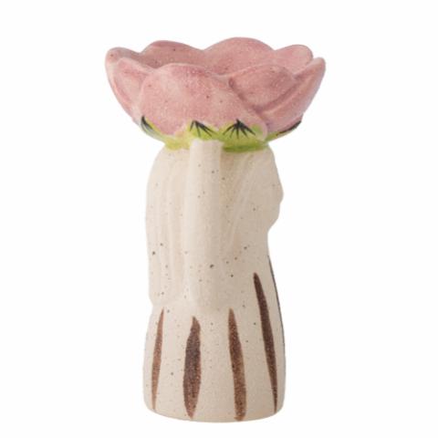 Clarabel Teelichthalter, Rose, Steingut