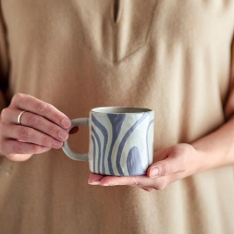 Ninka Tasse, Gris, Grès