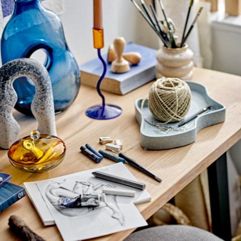 Lakey Tray, Blue, Stoneware