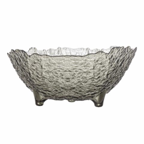 Catia Bowl, Grey, Glass