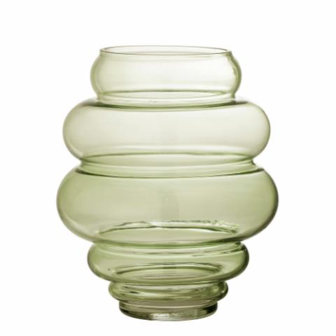 Annhelene Vase, Grün, Glas