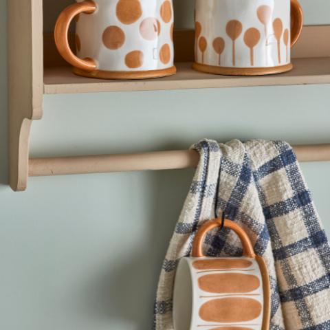 Linora Mug, Brown, Stoneware