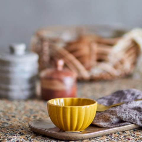 Latina Schale, Gelb, Steingut