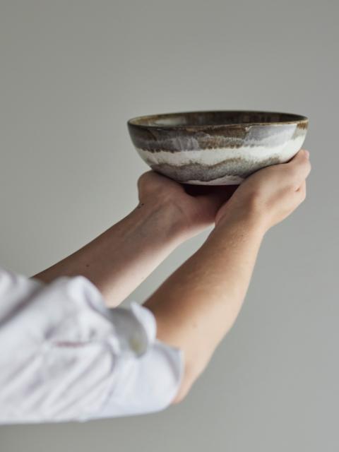 Paula Bowl, Grey, Stoneware
