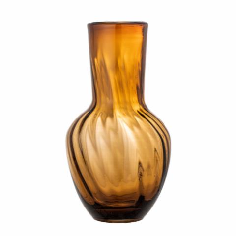 Saiqa Vase, Brown, Glass