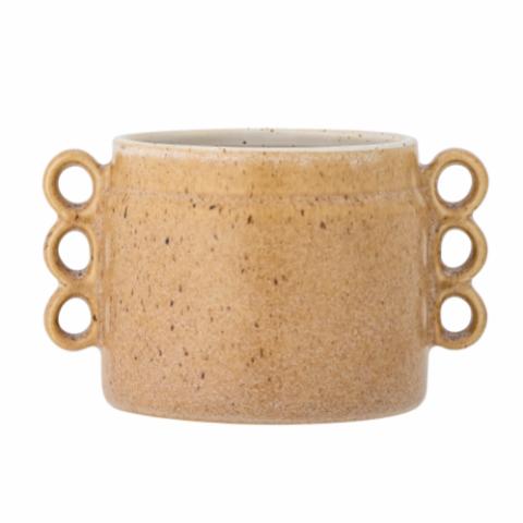 Souri Flowerpot, Brown, Stoneware