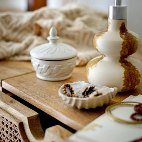 Pauline Cruche avec couvercle , Nature, Grès