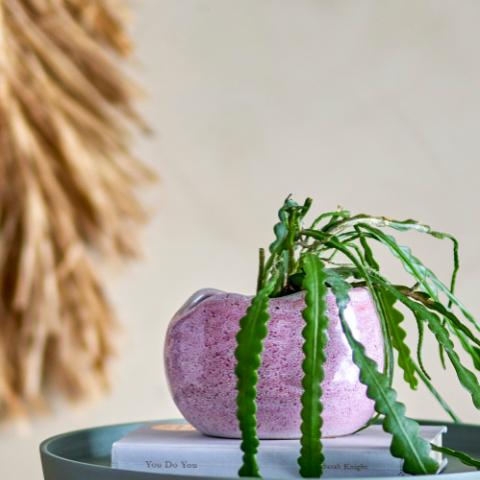 Pennie Flowerpot, Pink, Stoneware