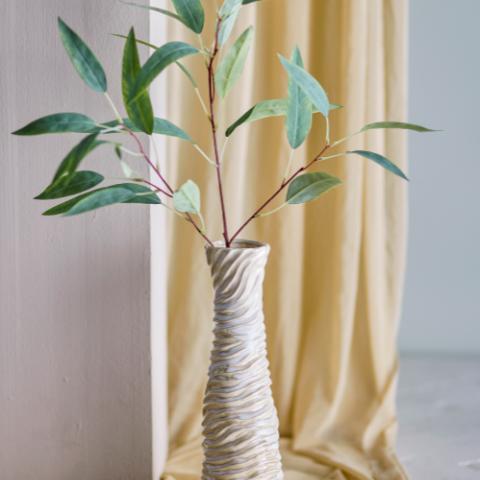 Damien Vase, White, Stoneware