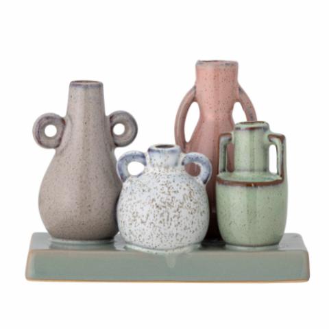 Aidan Vase, Green, Stoneware