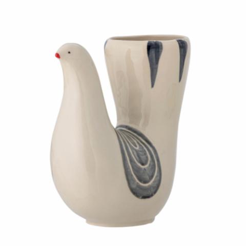 Trudy Vase, White, Stoneware