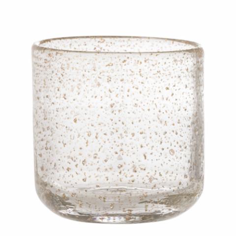 Bubbles Drinking Glass, Clear, Glass