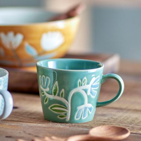 Tangier Mug, Verte, Grès