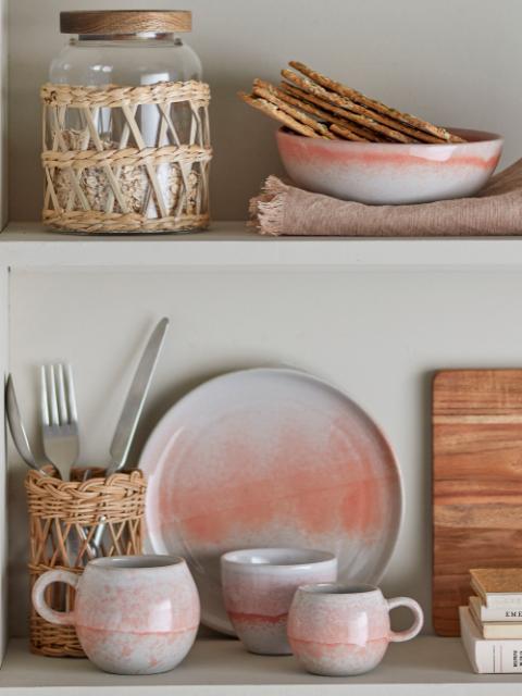 Paula Plate, Orange, Stoneware