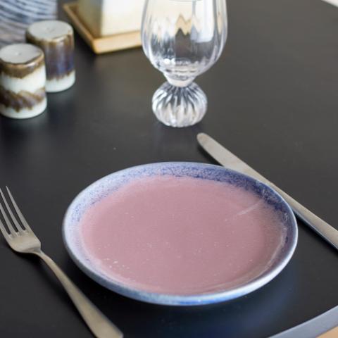 Paula Assiette, Rose, Grès