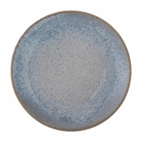 Paula Plate, Blue, Stoneware