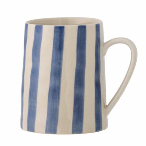 Begonia Mug, Blue, Stoneware