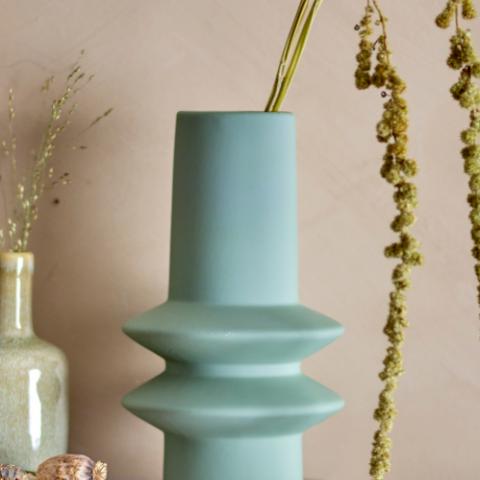 Isold Vase, Green, Stoneware