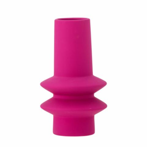Isold Vase, Pink, Steingut