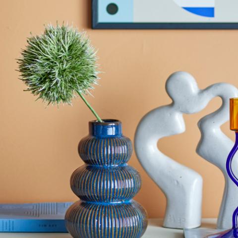 Myrtle Vase, Blue, Grès