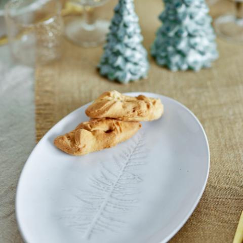 Winter Assiette de service, Nature, Grès