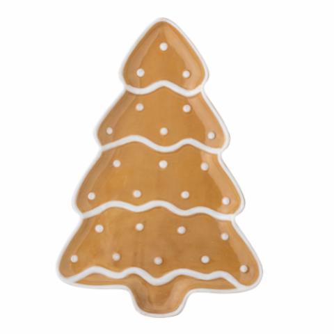 Ginnie Assiette de service, Marron, Céramique