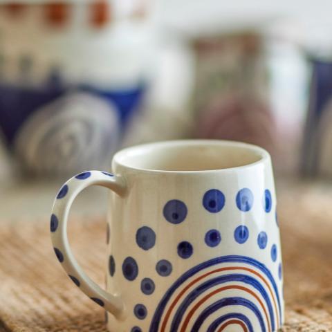 Shama Tasse, Multicolore, Grès