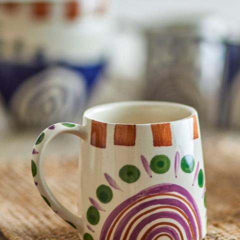 Shama Tasse, Multicolore, Grès