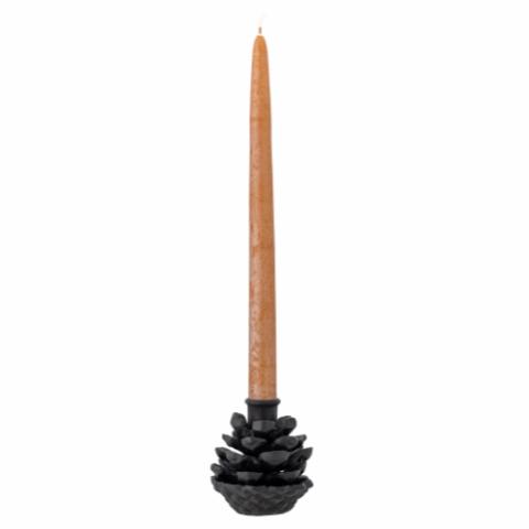 Fernie Candle Holder, Black, Metal