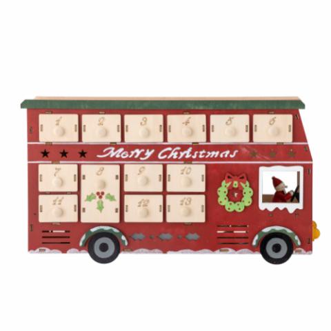 Edward Calendrier lumineux, Rouge, Contre-plaqué