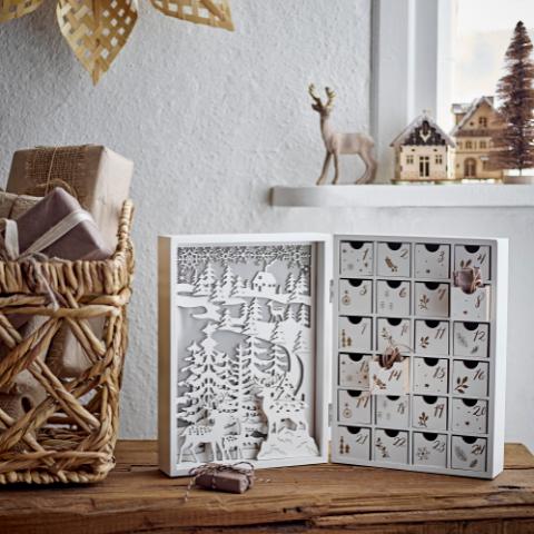 Elimar Calendrier lumineux, Blanc, Contre-plaqué