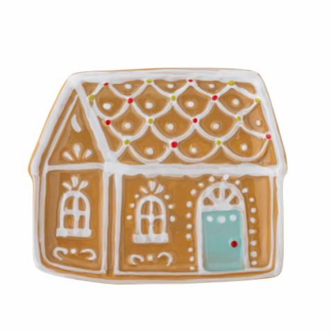 Ginnie Servierplatte, Braun, Keramik