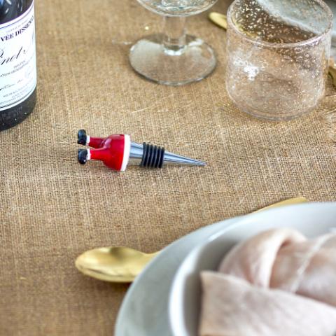 Lynn Bouchon à vin, Rouge, Verre