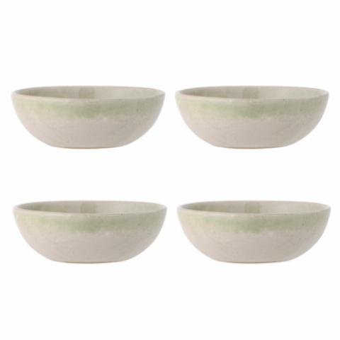 Paula Bowl, Multipack, Green, Stoneware