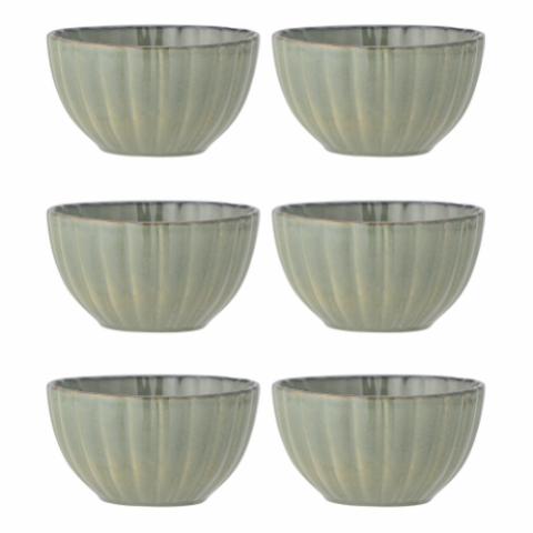 Latina Bowl, Multipack, Green, Stoneware