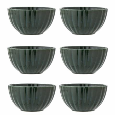 Latina Bowl, Multipack, Green, Stoneware
