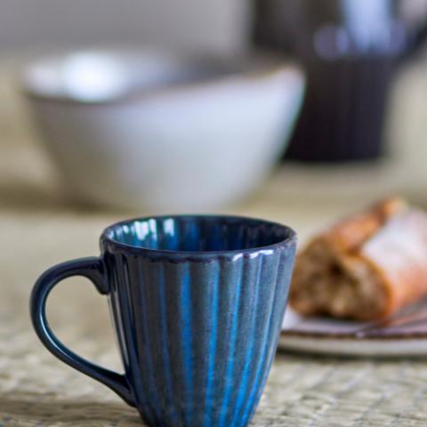 Latina Cup, Multipack, Blue, Stoneware