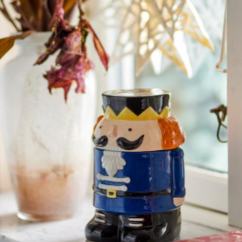 Feast Gefäß mit Deckel, Blue, Steingut