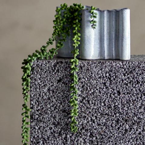 Lindae Vase, Blue, Stoneware