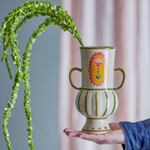 Odina Vase, Multicolore, Grès