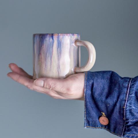 Amalia Tasse, Blue, Grès