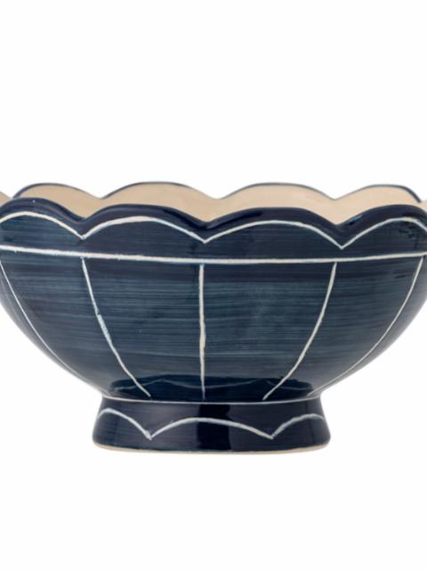 Caliam Bowl, Blue, Stoneware
