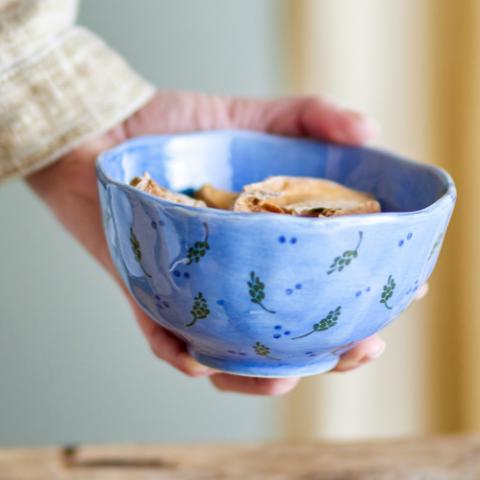 Pippine Bol, Blue, Grès