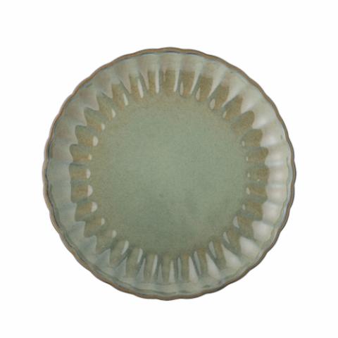 Latina Plate, Green, Stoneware