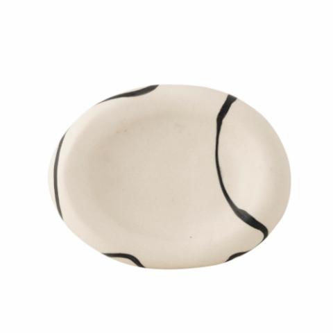 Minna Schale, Weiß, Steingut